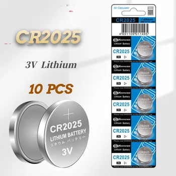 10/25/50/100PCS CR2025 3V Lithium Batteri DL2025 BR2025 KCR2025 2025Button-Celle Batterier til Ure, Bil for Fjernbetjening Pedom