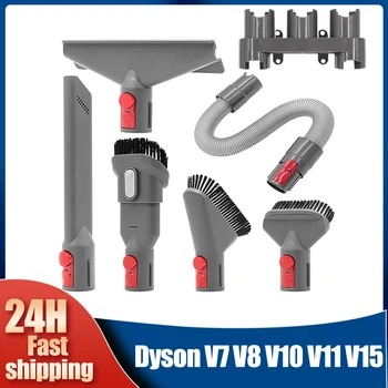 For Dyson V7 V8 V10 V11 V12V15 Udskiftning af Dyse Værktøj Støvsuger Reservedele, Herunder Fleksibel Slange Revne Madras Børste
