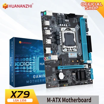 HUANANZHI X79 X9D Bundkort Intel Xeon LGA 1356 Støtte E5 2420 2430L 2450L CPU, DDR3 ECC REG Hukommelse RAM PCI-E NVME M. 2