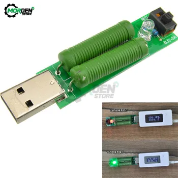1A/2A USB-Belastning Modstand effektmodstande Mobile Power Aging Modstande Modul USB-Port Digital Aktuelle Spænding Meter Tester