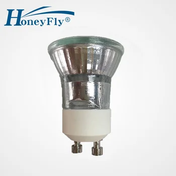 HoneyFly 2stk Dæmpbar Mini GU10 Halogen Lampe 28W 230V +C(35 mm) Halogen Pære MR11 3000K Halogen Lamba Spot Lys For Lava Lampe