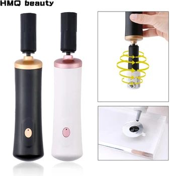 Elektrisk Makeup Brush Cleaner Eyelash Glue Shaker til Nail Polish Flydende Ryste-Maskine med 2stk Stik 6stk Lim Dække Dø