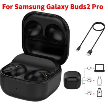 Opladning Case for Samsung Galaxy Buds2 Pro SM-R510 Øretelefoner med USB Hovedtelefon Charge Box Bin Udskiftning Hovedtelefon Oplader