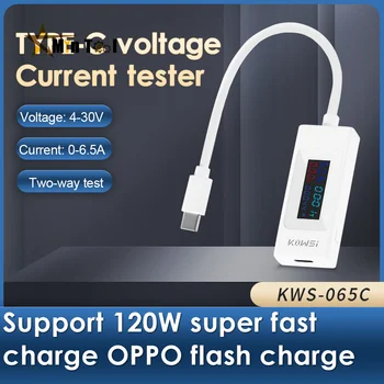 USB-Spænding/Ampere Opladning Kapacitet Meter Tester Multimeter Test Hastigheden af Opladere Kabler Kapacitet af Mobiltelefon Batteri