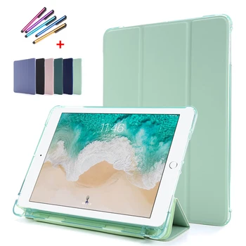 For iPad 10 9 8 6th Generation Tilfældet Med Blyant Indehaveren Smart Cover Til iPad 9.7 iPad 10.2 Luft 5 4 2 1 iPad 5 6 7 8 9 10