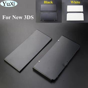 YuXi Sort/Hvid Til Nintend Nye 3DS 2015 Version Zierblende Frontplade dækplader Øvre og Tilbage Batteriet Boliger etui