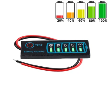 1-8, 18650 Li-ion-Lipo Lithium 5-30V Bly-Syre Batteri Niveau Indikator, der Tester LCD-Display Meter Modul Kapacitet Spænding Meter