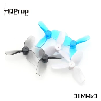 6Pairs(6CW+6CCW) HQPROP 31MMX3 31mm 3-Bladet 1,2 tommer Micro Propel 1 mm Aksel til RC FPV Freestyle Micro FPV Tinywhoop Droner