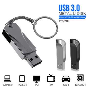 USB 3.0 High speed Flash-Drev Metal Pen-Drev 2TB/1TB/512G Vandtæt Flash Disk Mini-Memory Sticks U Disk SSD Harddisk