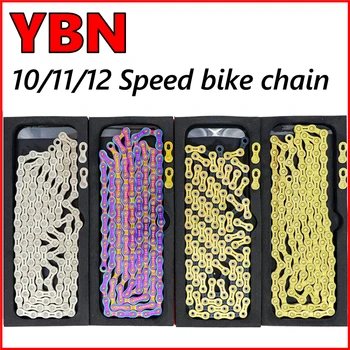 YBN 10/11/12 Speed Cykel Kæde SLA H11-TIG Guld, Titanium belægning MTB Cykel Farverige Kæde til SRAM/Campanolo System