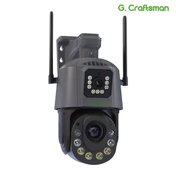 XMEYE WIFI PTZ 4MP Dobbelt Optik 4,7-94mm Optik 20X Zoom Menneskelige Auto Tracking Trådløse 4G-Udendørs IP Kamera Overvågning