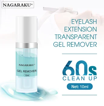 NAGARAKU Eyelash Extension Gel Remover Hurtigt Klar Up Remover Udvidet Falske Øjenvipper Nedbrydning Eyelash Adhesive Gel Remover