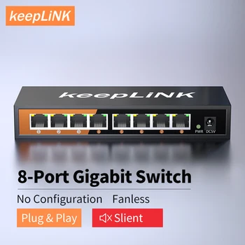 8-Port Gigabit Ethernet-Switch, Unmanaged