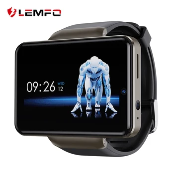 LEMFO DM101 4G Smart Ur 3GB 32GB 2.41 Tommer LTE 4G Android-7 Smartwatch Mænd 640*480 Opløsning 2080 mAh Batteri