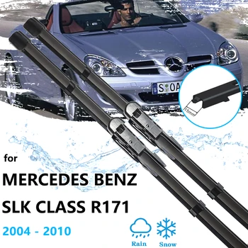 2x Til Mercedes Benz SLK SLC Klasse R171 2004~2010 Universal Rammeløse Viskerblade Tablet Forrude Forrude-Cutter Tilbehør