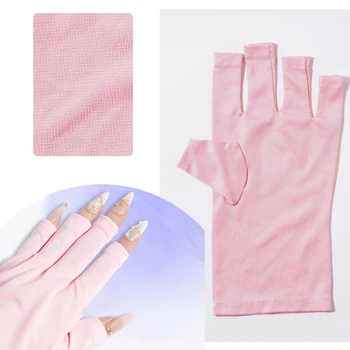 Nail Art Handske UV-Beskyttelse Handske Anti UV-Stråling Beskyttelse Handsker Protecter Til Nail Art Gel UV-LED-Lampe Værktøj