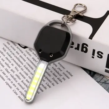 Bærbare COB LED Nøglering Lys Udendørs Emergency Light Mini Nøglering Lommelygte i lommeformat Mini Lommelygte Torch