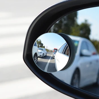360 Graders Justerbar HD Blind vinkel Spejl Bil Ede Konvekse Spejle Til Bil Omvendt Vidvinkel Køretøj Parkering Sikkerhed
