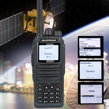 DMR-DM-1701 Åbne GD77 Firmware Dual-Mode Analog og Digital VHF-UHF-Walkie Talkie Tier 1+2 Dual-Slot Skinke Dual Band FM-Radio