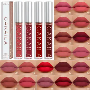 Makeup Til Kvinder Lip Gloss Matte Velvet Lip Glaze Læbestift, Kosmetik Sexet Rød Pink Lip Tint Kvinder Læbe Udgør