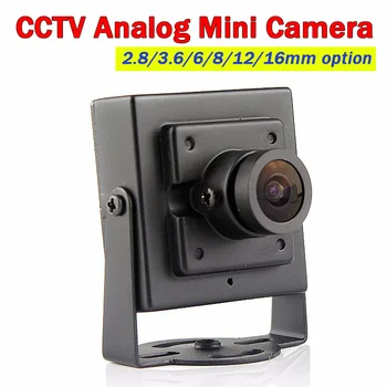 700TVL cmos-kablet Analoge CCTV Sikkerhed Kamera 2.8/3.6/6/8/12/16MM Objektiv mulighed kamera Mini Metal Krop luftfotografering