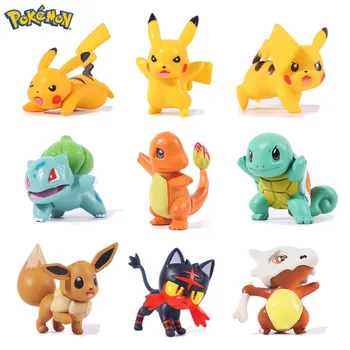 1-2inch Pokemon figurer, legetøj Spillene Pikachu Charizard Figur Model Pokemon Dukke PVC-Toy Fødselsdag Gave Til Børn