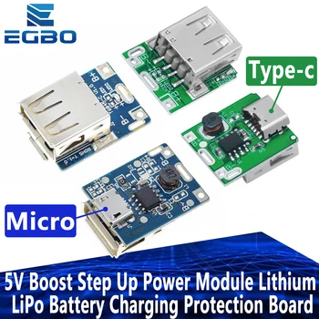 5V Boost Trin Op Power Modul Lithium LiPo Batteri Opladning Protection Board LED Display USB-for DIY Oplader 134N3P Program