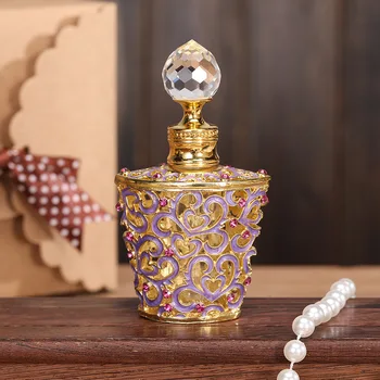 10ML tomme metal parfume flaske Mellemøsten Arabesque Dubai Netflix duft flaske æterisk olie flaske