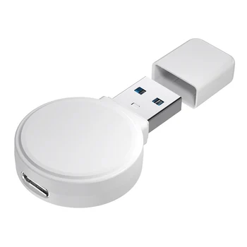 Trådløse Oplader USB Type-C Opladning Dock Station Effektiv Varmeafledning Kabel-gratis Oplader til Apple Ur 1-8 Generation