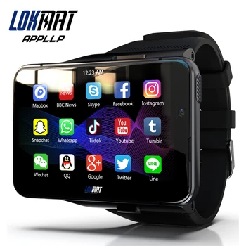 LOKMAT APPLLP MAX 4G WiFi Smart Ur Mænd, Dual Kamera, Video Opkald Android Ur Telefon pulsmåler 4G+64G Spil Smartwatch