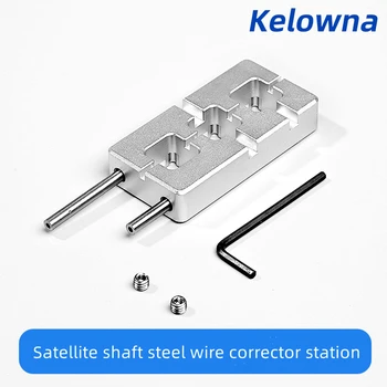 1 Sæt Mekaniske Tastatur Satellit-Aksen Stål Wire Korrektion Nivellering Station Corrector Reparation Platform Metal Skifte Tester