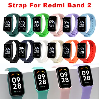 Silicium Strop Til Redmi band 2 Sport Armbånd Ur Armbånd Wriststrap For Xiaomi Redmi Band2 Rem Smart Ur Tilbehør