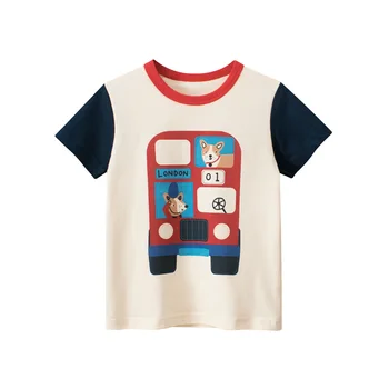 1-9T Buksetrold Barn Baby Drenge Piger Tøj Sommer Bomuld Tee Top Spædbarn T-Shirt Kort Ærme, Sød t-shirt til Børne Tøj