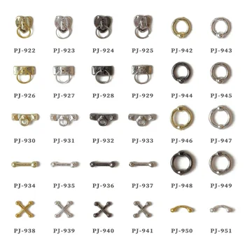 100pcs Engros Japansk Legering Mørk Stil Neglelak Punk Vintage Pierced Ring Hul Ring Lås Negle Dekoration