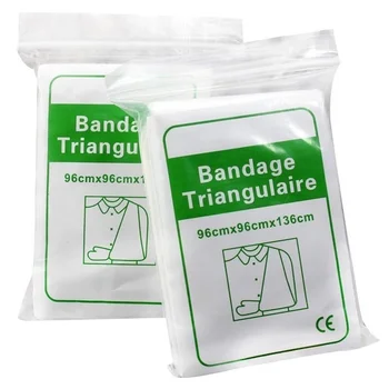 Førstehjælp for Ikke-vævede Trekant Bandage Indpakning Fast Gaze