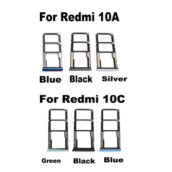 Originale Nye Sim-Kort Bakke For Xiaomi Redmi 10C, 10A Slot Holder Stik Adapter-Stik Reparation Udskiftning af Dele FHD Prime 2022