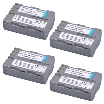 2400mAh EN-EL3 EN-EL3e-Batteri til Nikon D300S, D700, D90, D300, D200, D80, D50, D70, D70s D30