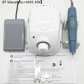 BT Marathon Champi-3 Kontrol Max 65W DSE M45 45000RPM Høj Kvalitet Håndtag Elektrisk Negle Bore Polering og Polering Machine