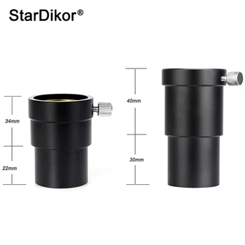 StarDikor Til 1.25 1.25 Tommer Tommer Metal Længde 56mm/70mm Okular Extension Tube Adapter Til Astronomiske Teleskoper.