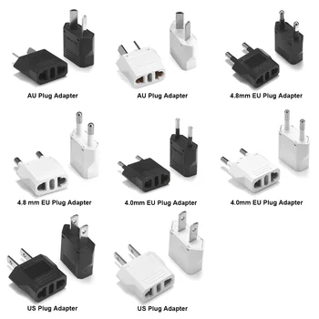 AU Plug-Adapter, EU, Euroen, Eu-Korea KR America OS Til AU-Australien Kina KN-Rusland NZ 2Pin Power Adapter AC-Konverter Stik