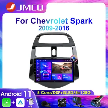 JMCQ 2Din 4G Android-11 Bil Radio Mms Video-Afspiller Til Chevrolet Spark Slå Matiz Kreative 2010-2014 Navigation Carplay