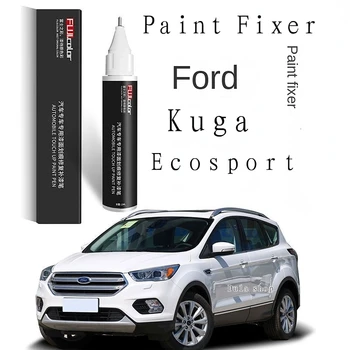 Maling pen til bunden egnet til Ford Kuga Ecosport maling reparation pen særlige snow mountain pearl hvid bil maling Ford Kuga bil
