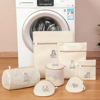Vaskepose til Bh Undertøj Shirt Tøj Særlige Tykkere maskinvask Mesh Net Taske Sæt Udendørs Pakke Opbevaring Poser