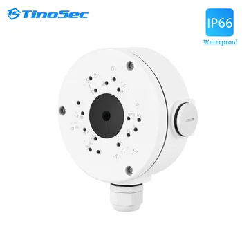 TinoSec Kamera Junction Box IP66 Vandtæt CCTV IP-Kamera Stativ Hjem Sikkerhed Kamera Holder Beslag Til overvågningskamera