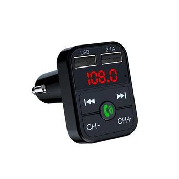 Håndfrit Bil Kit Trådløse Bluetooth-kompatible 5.0 FM-Senderen LCD-MP3-Afspiller Bil Tilbehør Dual USB Oplader FM Modulator