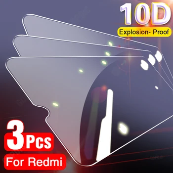 3Pcs Fuld Dækning Beskyttende Glas Til Xiaomi Redmi Note 8 9 7 Pro Max antal 9S 8T Skærm Protektor Til Redmi 8A 9A Hærdet Glas Film