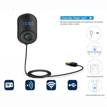 USB Bil Bluetooth-Afspiller Bil Forstærker, Højttaler Trådløse Adapter Til håndfri Bil Forstærker, Højttaler Hovedtelefoner bilsættet
