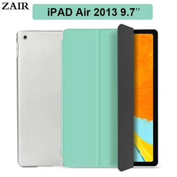 Tablet etui til iPad Air model A1474 A1475 A1476 PU Læder cover Auto Sleep Smart Cover til ipad Luft 1 2013 Release stå sag
