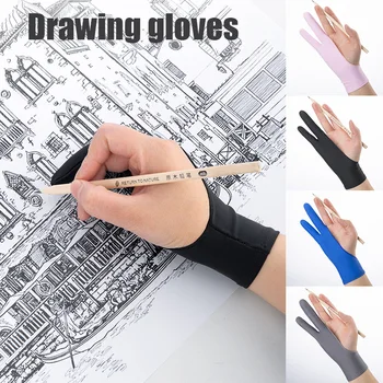 1Pc Kunstner Tegning Handske til Noget Grafik, Tegning, Tabel 1 finger Anti-Fouling Både for Højre Og Venstre Hånd Tegning Handsker 3 Størrelsen
