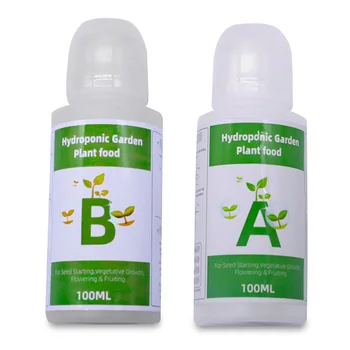 General Hydroponics Næringsstoffer A og B for Planter, Blomster, Grøntsager, Frugt Hydroponiske Anlæg Fødevarer Løsning